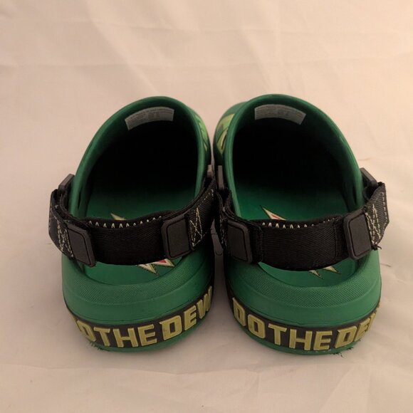 Mountain Dew Mens Slip-On Sandals Clogs Size 10 - Picture 4 of 6